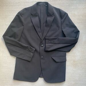 Uniqlo Men’s Airsense Blazer Size Medium Black Wool-like